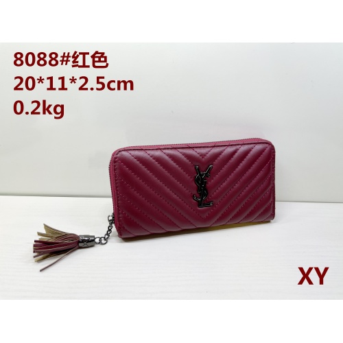 Yves Saint Laurent YSL Wallets For Women #1051298 $19.00 USD, Wholesale Replica Yves Saint Laurent YSL Wallets