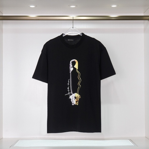 Versace T-Shirts Short Sleeved For Unisex #1051486 $27.00 USD, Wholesale Replica Versace T-Shirts