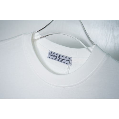 Replica Salvatore Ferragamo T-Shirts Short Sleeved For Unisex #1051513 $32.00 USD for Wholesale
