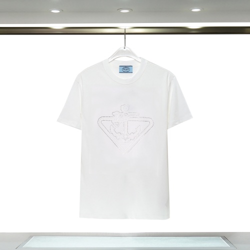 Prada T-Shirts Short Sleeved For Unisex #1051544 $34.00 USD, Wholesale Replica Prada T-Shirts
