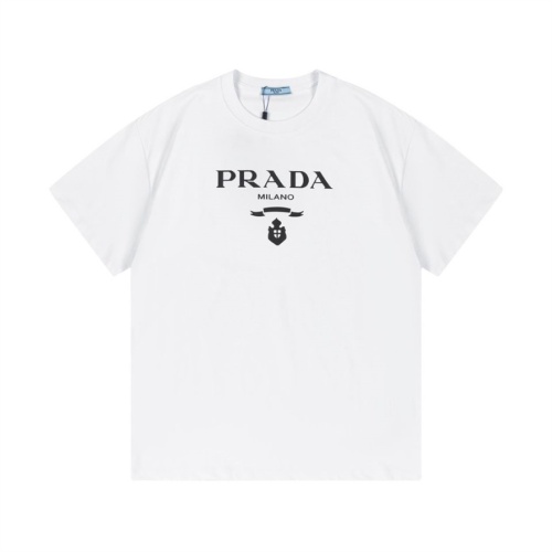 Prada T-Shirts Short Sleeved For Unisex #1051609