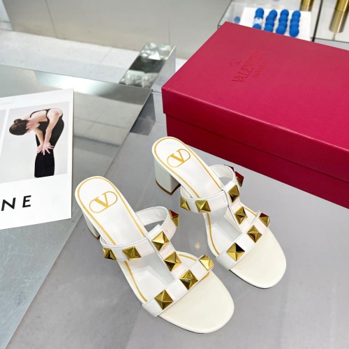 Replica Valentino Slippers For Women #1051751 $92.00 USD for Wholesale