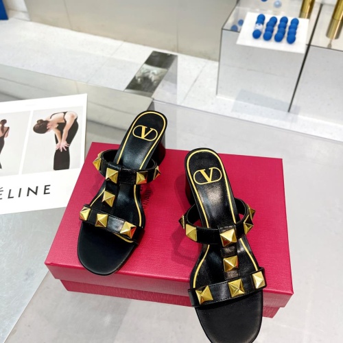 Replica Valentino Slippers For Women #1051752 $92.00 USD for Wholesale