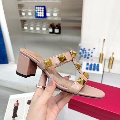 Replica Valentino Slippers For Women #1051753 $92.00 USD for Wholesale