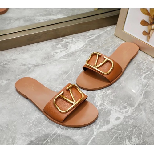 Replica Valentino Slippers For Women #1051759 $64.00 USD for Wholesale