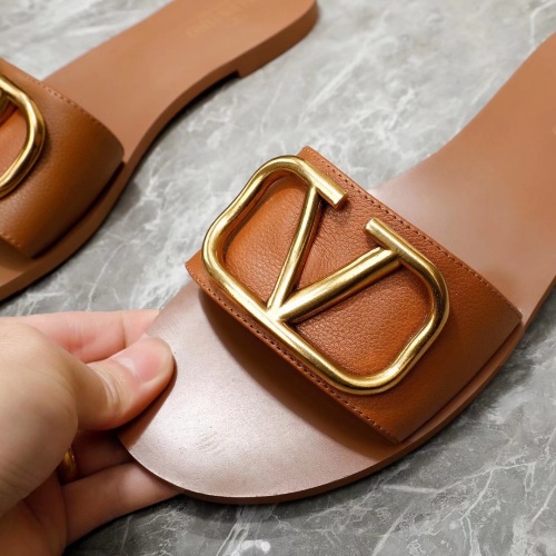 Replica Valentino Slippers For Women #1051759 $64.00 USD for Wholesale