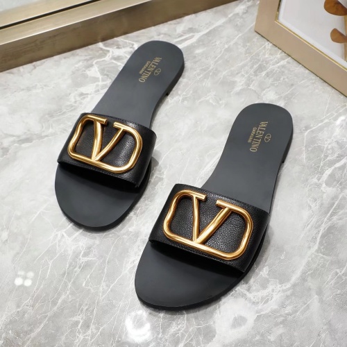 Replica Valentino Slippers For Women #1051760 $64.00 USD for Wholesale
