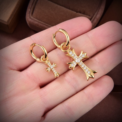 Replica Chrome Hearts Earrings For Women #1051827 $32.00 USD for Wholesale