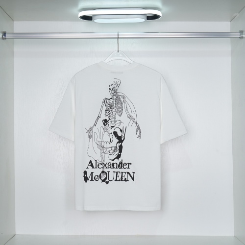 Alexander McQueen T-shirts Short Sleeved For Unisex #1051851 $27.00 USD, Wholesale Replica Alexander McQueen T-shirts