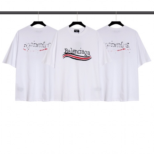 Replica Balenciaga T-Shirts Short Sleeved For Unisex #1051859 $34.00 USD for Wholesale