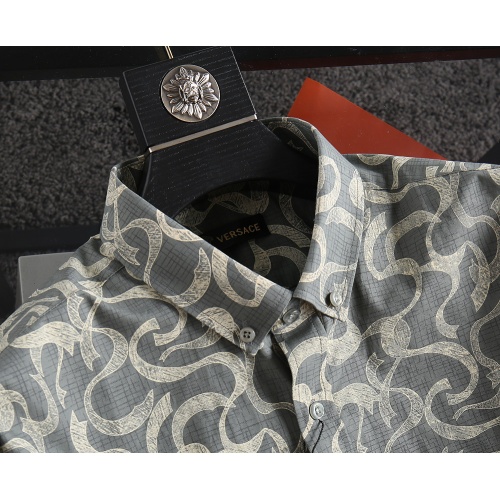 Replica Versace Shirts Long Sleeved For Men #1052088 $38.00 USD for Wholesale