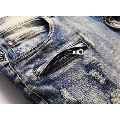 Replica Balmain Jeans For Men #1052292 $48.00 USD for Wholesale