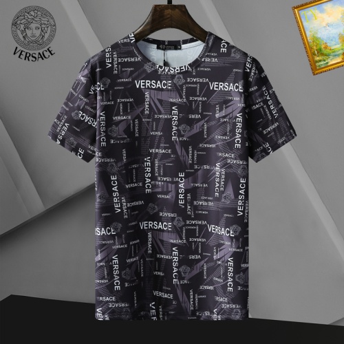 Versace T-Shirts Short Sleeved For Men #1052449 $25.00 USD, Wholesale Replica Versace T-Shirts