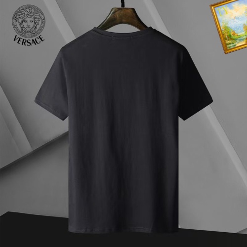 Replica Versace T-Shirts Short Sleeved For Men #1052453 $25.00 USD for Wholesale