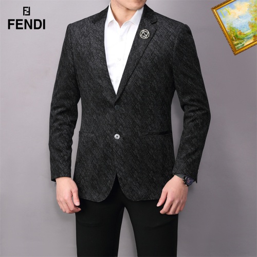Fendi Jackets Long Sleeved For Men #1052479 $68.00 USD, Wholesale Replica Fendi Jackets