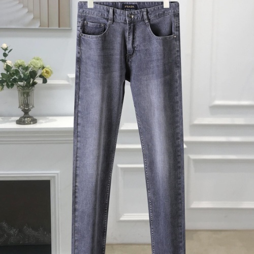 Replica Prada Jeans For Men #1052557 $42.00 USD for Wholesale