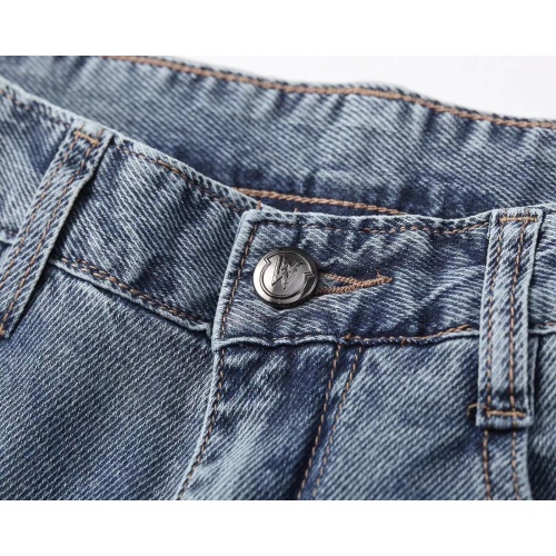 Replica Moncler Jeans For Men #1052573 $42.00 USD for Wholesale