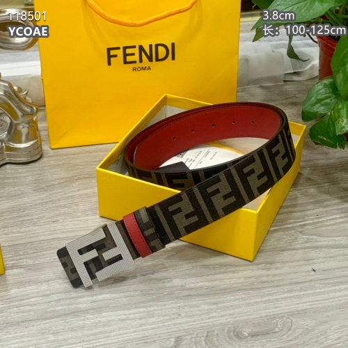 Replica Fendi AAA Quality Belts For Men #1053035 $60.00 USD for Wholesale
