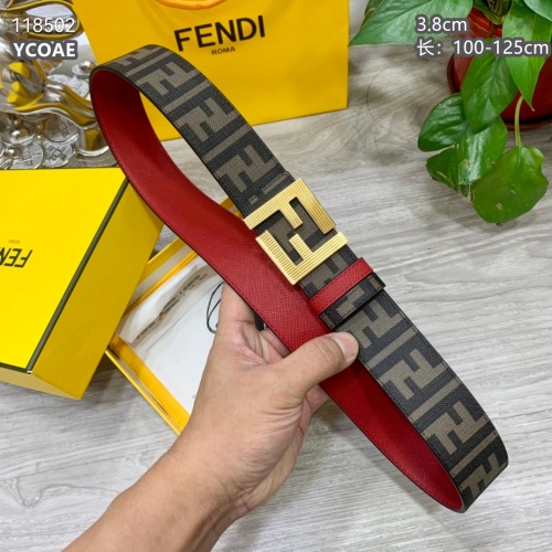 Replica Fendi AAA Quality Belts For Men #1053036 $60.00 USD for Wholesale