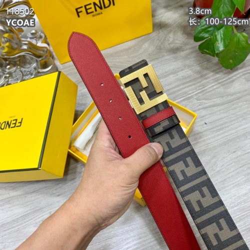 Replica Fendi AAA Quality Belts For Men #1053036 $60.00 USD for Wholesale