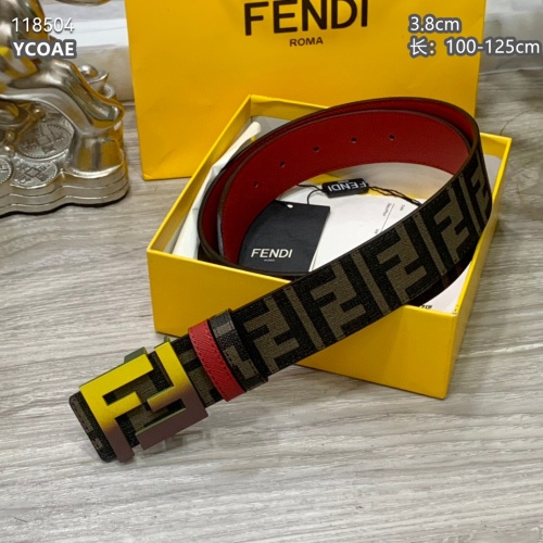 Replica Fendi AAA Quality Belts For Men #1053037 $60.00 USD for Wholesale