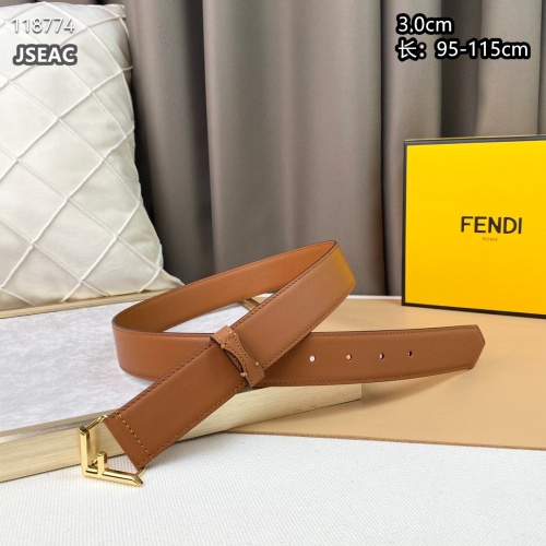 Replica Fendi AAA Quality Belts For Women #1053042 $52.00 USD for Wholesale