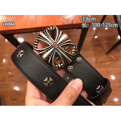 Replica Chrome Hearts AAA Quality Belts For Men #1053047 $80.00 USD for Wholesale