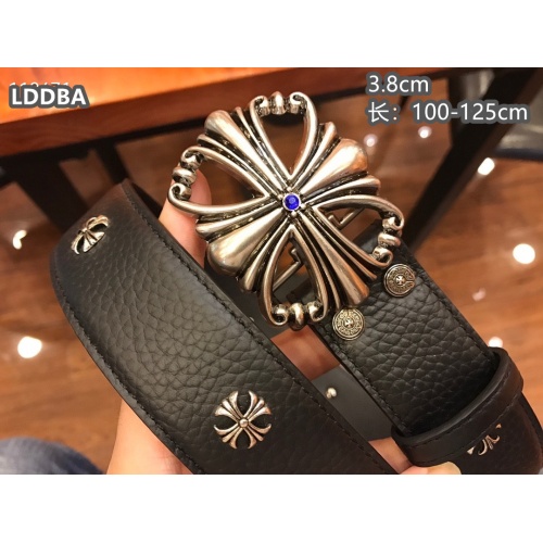 Replica Chrome Hearts AAA Quality Belts For Men #1053058 $82.00 USD for Wholesale