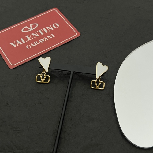 Replica Valentino Earrings For Women #1053132 $29.00 USD for Wholesale