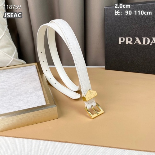 Replica Prada AAA Quality Belts For Women #1053370 $52.00 USD for Wholesale