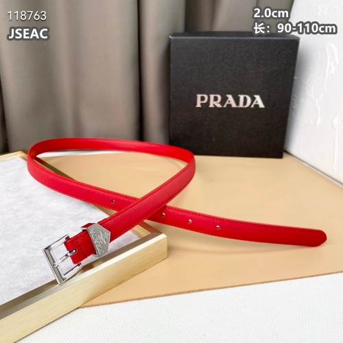Replica Prada AAA Quality Belts For Women #1053374 $52.00 USD for Wholesale