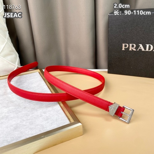 Replica Prada AAA Quality Belts For Women #1053374 $52.00 USD for Wholesale
