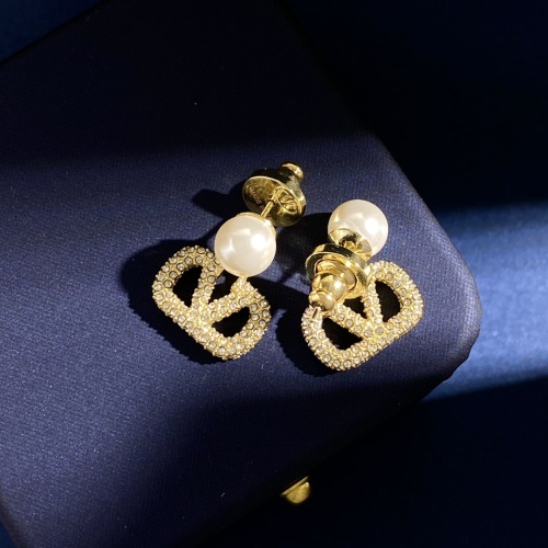 Replica Valentino Earrings For Women #1053449 $29.00 USD for Wholesale