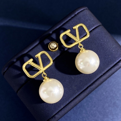 Replica Valentino Earrings For Women #1053451 $29.00 USD for Wholesale