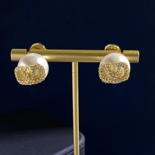 Replica Valentino Earrings For Women #1053452 $32.00 USD for Wholesale