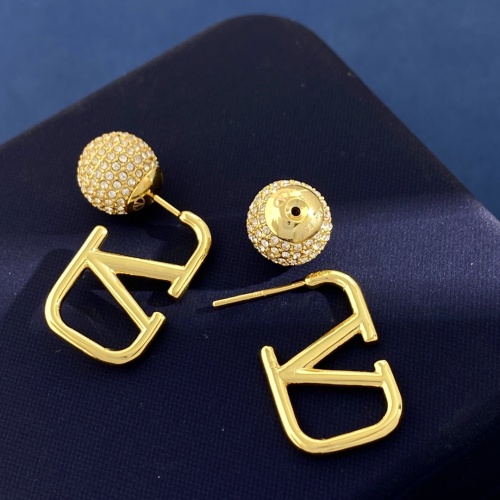 Replica Valentino Earrings For Women #1053453 $32.00 USD for Wholesale
