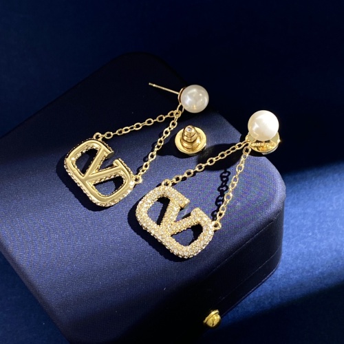 Replica Valentino Earrings For Women #1053455 $29.00 USD for Wholesale