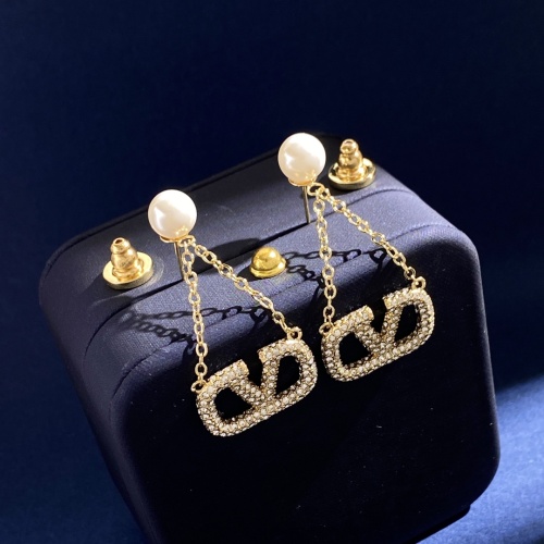 Replica Valentino Earrings For Women #1053455 $29.00 USD for Wholesale