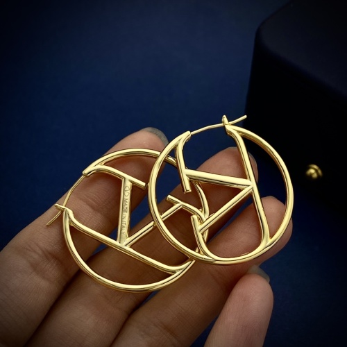 Replica Valentino Earrings For Women #1053458 $29.00 USD for Wholesale