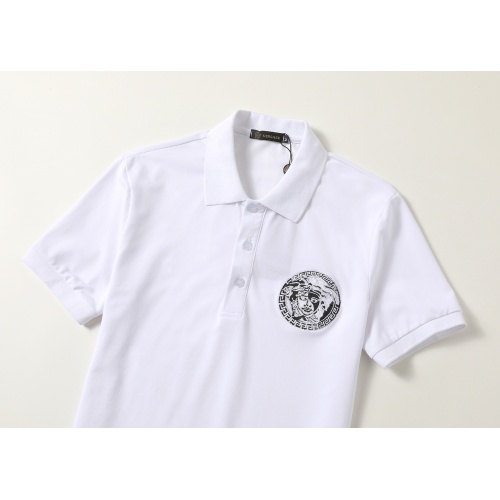 Replica Versace T-Shirts Short Sleeved For Men #1053555 $27.00 USD for Wholesale