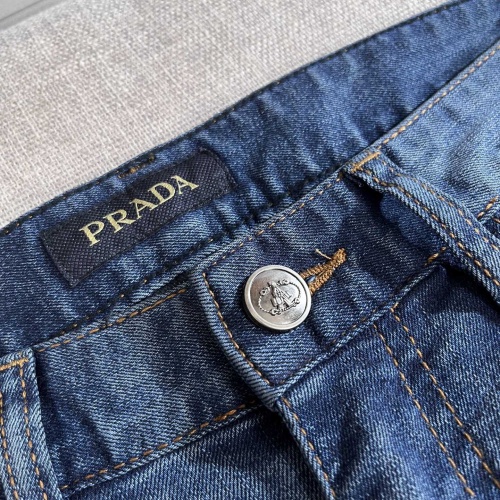 Replica Prada Jeans For Men #1053672 $68.00 USD for Wholesale