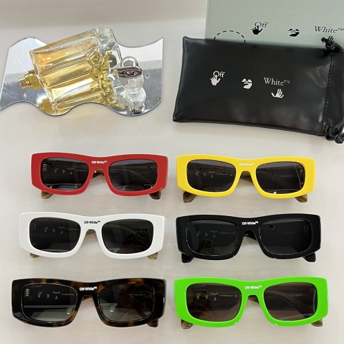 Replica Off-White AAA Quality Sunglasses #1054298 $64.00 USD for Wholesale
