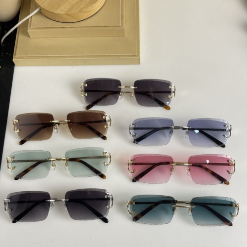 Replica Cartier AAA Quality Sunglassess #1054428 $56.00 USD for Wholesale