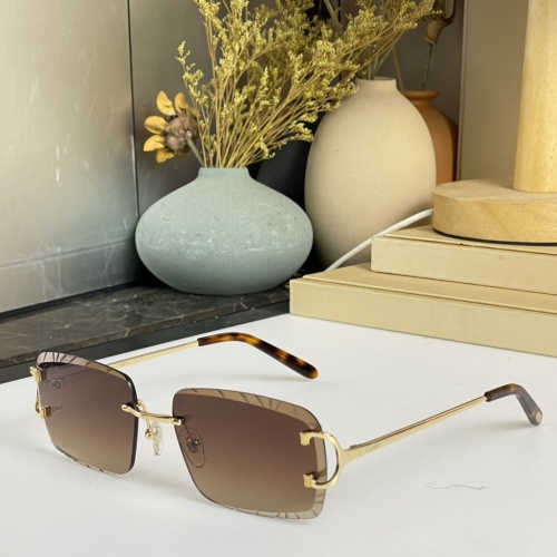 Cartier AAA Quality Sunglassess #1054430