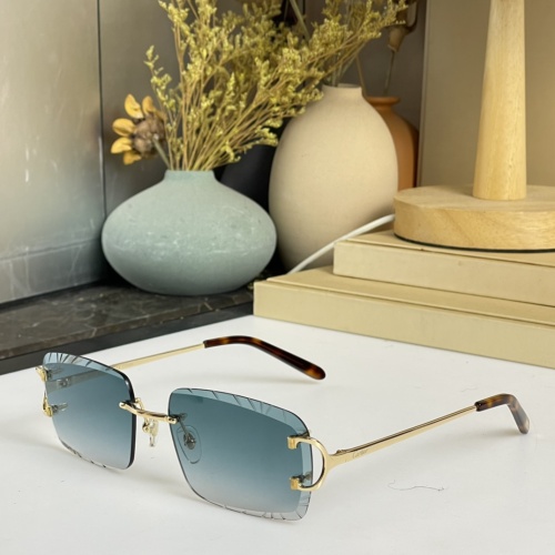 Cartier AAA Quality Sunglassess #1054434