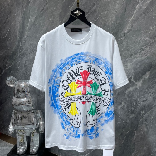 Chrome Hearts T-Shirts Short Sleeved For Unisex #1054585 $36.00 USD, Wholesale Replica Chrome Hearts T-Shirts