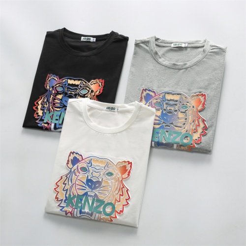 Replica Kenzo T-Shirts Short Sleeved For Men #1054604 $23.00 USD for Wholesale