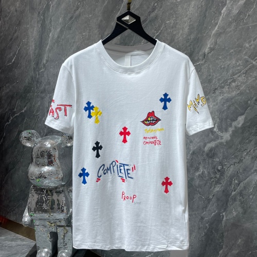 Chrome Hearts T-Shirts Short Sleeved For Unisex #1054681 $34.00 USD, Wholesale Replica Chrome Hearts T-Shirts