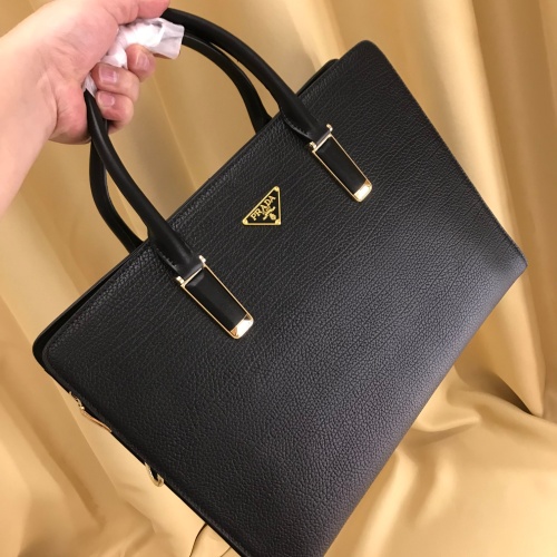 Replica Prada AAA Man Handbags #1054856 $135.00 USD for Wholesale