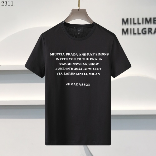 Prada T-Shirts Short Sleeved For Men #1055003 $29.00 USD, Wholesale Replica Prada T-Shirts